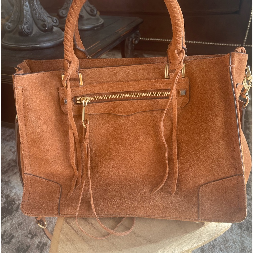 Rebecca Minkoff suede Regan handbag